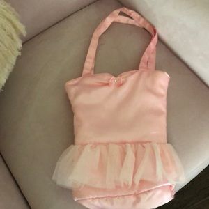 Small pink dance/ballet bag